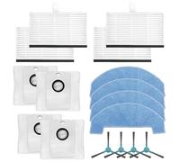 UTTASU Kit de pièces de rechange pour Cecotec Conga 2499 Ultra Home Advanced avec brosses latérales, filtres, lingettes et sacs à poussière pour un nettoyage en profondeur des coins et des sols dans