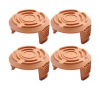 UTTASU Lot de 4 couvercles de bobine de rechange pour Worx WA0010 - Compatible avec coupe-bordures WG150 WG151 WG160 WG163 WG175 - Diamètre : 56,5 mm