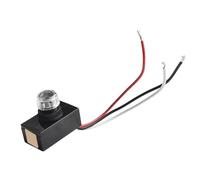 UTTASU Photocell Capteur de lumière IP54 pour extérieur, interrupteur crépusculaire, 240 V, 500 W, pour LED et ampoules à incandescence, capteur marche/arrêt automatique, noir