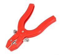 UTTASU Pince crocodile 200 A à courant élevé pour câbles de test J60067 avec ouverture de 30 mm et raccord de soudure jusqu'à 3000 V résistance à la tension robuste (rouge)