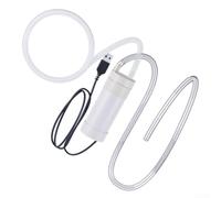 UTTASU USB Siphon électrique de voiture auto-amorçant pour pompe pour brassage domestique transfert d'eau avec tuyau d'écoulement automatique compact portable (5 mètres)
