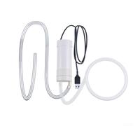 UTTASU USB Siphon électrique de voiture auto-amorçant pour pompe pour brassage domestique transfert d'eau avec tuyau d'écoulement automatique compact portable (10 mètres)