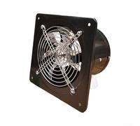 UTTASU Ventilateur d'évacuation double face de 15,2 cm pour cuisine, salle de bain, cave - Moteur en cuivre 40 W 2800 tr/min Silencieux Montage mural AC Ventilateur encastré pour fenêtre plafond (noir