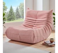 UTTQEW Fauteuil pouf, canapé ultra-doux, fauteuil de sol avec dossier, fauteuil de méditation, fauteuil de lecture confortable, fauteuils paresseux pour la maison ou le bureau et la chambre à coucher