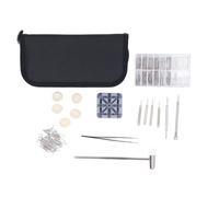 UTYDPLKHG Kit d’outils pour démonter les bracelets de montre, ensemble professionnel de réparation de montres en acier inoxydable avec 360 barrettes à ressort, kit d’outils portable de 395