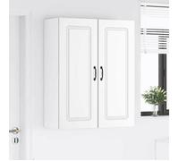 UU*TOP Placard mural de cuisine - moderne Armoire suspendue - avec étagère - Blanc 80x31x100 cm - CC1064