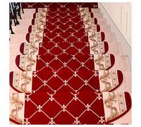 Uutaoumee European Style Stair Stepping Mat,Self-adhesive Home Stair Mat,Anti-slip Mat,Solid Wood Staircase Carpet,Suitable For The Elderly,Children And Pets,I(5pc)-31.4¡Á9.4¡Á1.1in