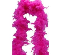 UV FLOOR - Boa En Plumes Fluo - Qualité Premium - Accessoire Fluorescent - Fête - Déguisement - 1m80 - Rose Fluo