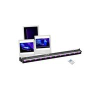 Cameo UV BAR 200 IR - Barre LED 12 x 3 W UV noire avec télécommande infrarouge - Effets UV et accessoires