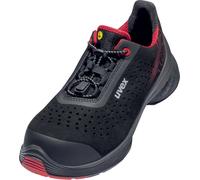 Uvex 1 G2 Halbschuhe S1P 68372 Noir, rouge (68372) 43 (Weite 14)