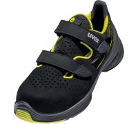 Uvex 1 G2 Sandales S1 68428 Noir, Jaune (68428) 46 (Weite 10)