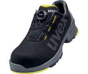 Uvex 1 Halbschuhe S2 65668 Noir, Jaune (65668) 42 (Weite 11)