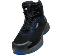 uvex 1 x-craft chaussure de sécurité Botte S2, noir/bleu noir/bleu 36