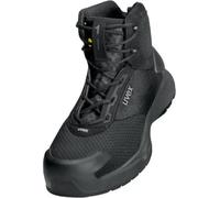Uvex 1 x-craft pro, Unisexe, Adulte, Bottes de sécurité, Noir, FO, S1, Fermeture à lacets