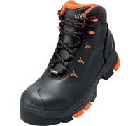 Uvex 2 Bottes S3 65032 Noir, Orange (65032) 46 (Weite 12)