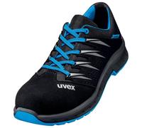 uvex 2 trend 6937343 Chaussures basses de sécurité S1P Pointure (EU): 43 bleu, noir 1 paire(s)