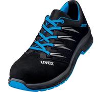 Uvex 2 Trend Halbschuhe S1 69378 Bleu, Noir (69378) 45 (Weite 11)