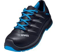 Uvex 2 Trend Halbschuhe S3 69342 Bleu, Noir (69342) 44 (Weite 12)