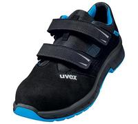 UVEX 2 trend Sandale de sécurité Gr. 44 W11 S1 ESD SR noir/bleu 6936.8, Niveau de protection:S1, Taille:48, Largeur:12