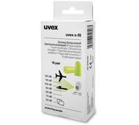 Uvex Bouchons d'oreilles 211 X-Fit – SNR 37 dB – Jetables – 15 paires