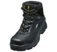 Uvex Bottes de sécurité 6874 S3 SRC cuir imperméable Noir Taille 42 Largeur 11