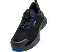Uvex 68149, Homme, Adulte, Bottes de sécurité, Noir, Bleu, ESD, S2, Fermeture à lacets