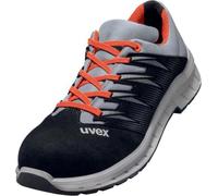 Uvex 69097, Homme, Adulte, Bottes de sécurité, Noir, Gris, Rouge, ESD, FO, S2, Toutes saisons