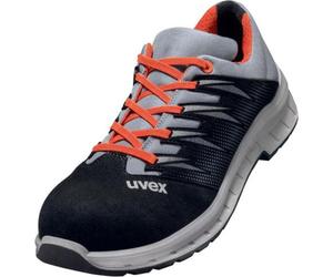 Uvex 69097, Homme, Adulte, Bottes de sécurité, Noir, Gris, Rouge, ESD, FO, S2, Toutes saisons