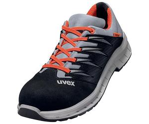 Uvex 69098, Homme, Adulte, Bottes de sécurité, Noir, Gris, Rouge, ESD, FO, S2, Toutes saisons