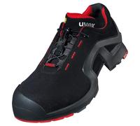 Uvex 85162 Frauen-Arbeitsschuh - Damen-Sicherheitsschuh - Schwarz-Rot - GR 37