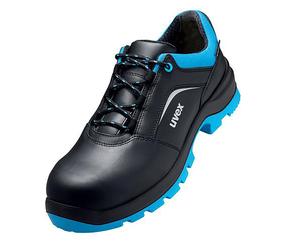 Uvex 95559, Homme, Adulte, Bottes de sécurité, Noir, Bleu, ESD, S3, SRC, Fermeture à lacets