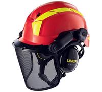 Uvex 9772 9774238 Casque de Sylviculture Rouge