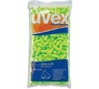 uvex bouchons d'oreilles x-fit 2112003 vert SNR 37 dB 200 paires taille M
