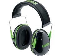 Uvex Casque antibruitrsprotection K1 2600001 noir, vert Snr 28 Db (25020)-S