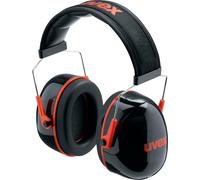 Uvex Casque antibruitrsprotection K3 2600003 noir, rouge Snr 33 Db