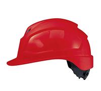 Casque de protection Uvex Pheos IES; 51-61 cm; rouge; adaptateur de lunettes