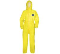 UVEX Combinaison jetable 3B 89880 Protection chimique type 3B jaune, taille 3XL, Niveau de protection:Type 3B, Taille:M