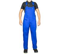 Uvex Eco 126 Salopette de Travail - Salopette Bleue pour Homme - 100% Coton avec Nombreuses Poches