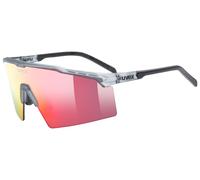 Uvex flowline, lunettes multisports, garçon/fille, demi-monture, gris, noir, 1 pièce