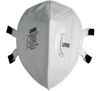 Uvex Masque de protection respiratoire masque pliable silv-Air e 8313 FFP3 15 pièces