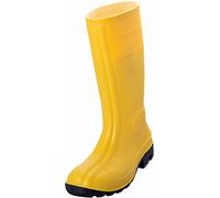 Uvex Nora rubber boots 94756 - Bottes de sécurité S5 SRC - Bottes de travail jaunes pour femmes et hommes - Chaussures de travail hautes et imperméables avec embout en acier - Jaune - Taille 39