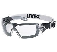 Uvex Pheos Guard Schutzbrille - Supravision Extreme - Transparent/Schwarz-Grau