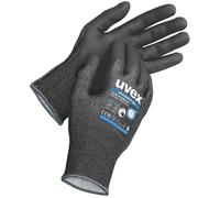 Uvex phynomic F XG, Gants d'atelier, Noir, Adulte, Unisexe, Résistance aux coupures, Résistance aux déchirures