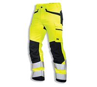 Uvex Protection Flash Pantalon de Travail - Bandes Haute Visibilité et Réfléchissantes, Jaune