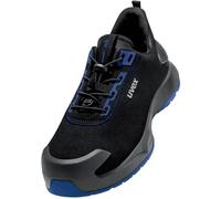 uvex S2 PUR W11 6814840 Chaussures basses de sécurité S2 Pointure (EU): 40 noir, bleu 1 paire(s)