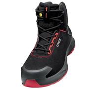 uvex S3L PUR W11 6804240 Chaussures montantes de sécurité S3L Pointure (EU): 40 noir, rouge 1 paire(s)