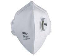 Uvex silv-Air class.3310 8763310 Masque anti poussières fines avec valve FFP3 15 pc(s) EN 149:2001 + A1:2009 DIN 149:2001