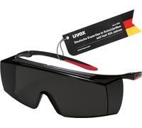 Uvex super f OTG - Surlunettes pour porteurs de lunettes - Protection des yeux contre les rayons infrarouges et UV - Lunettes de protection adaptées pour l'épilation HPL/IPL - Sans métal, anti-buée et