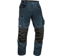 Uvex Tune Up Pantalon de Travail Homme - Pantalon Cargo - avec Poches Pratiques et Poches Rembourrées au Niveau du Genou : Chantier - Carreleur - Menuisier - Electricien - Plombier - Peintre,Bleu,62