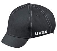 Uvex U-Cap Sport Casquette Anti-Chocs - Visière Courte - Noir - 60-63 cm